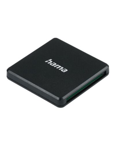 Hama External USB 3.0 Multi-Card Reader, SD/microSD/CF, Black, USB Powered