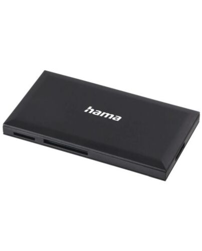 Hama External USB 3.0 Multi-Card Reader, SD/microSD/CF/MS, Black, USB Powered