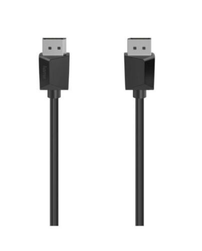 Hama DisplayPort 1.2 Cable, Male to Male, Ultra-HD 4K, 1.5 Metre