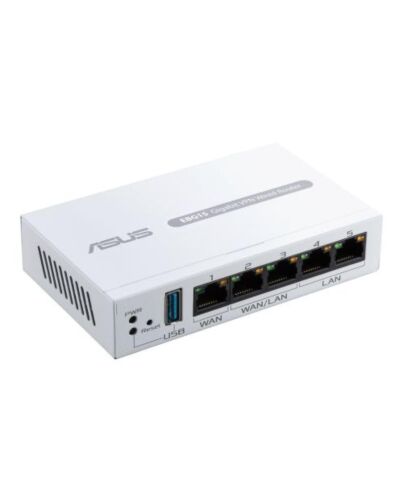 Asus (ExpertWiFi EBG15) Gigabit VPN Wired Router, Up to 3x WAN, USB, IPS Intrusion Prevention, Layer 7 Firewall, Centralised Management