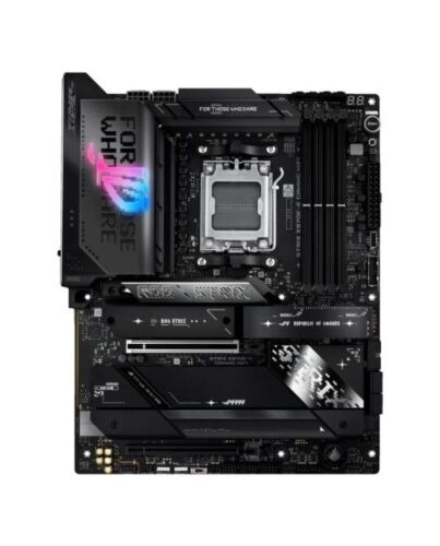Asus ROG STRIX X870E-E GAMING WIFI, AMD X870E, AM5, ATX, 4 DDR5, HDMI, 2 USB4, Wi-Fi 7, 5G LAN, PD 30W, RGB, 5x M.2
