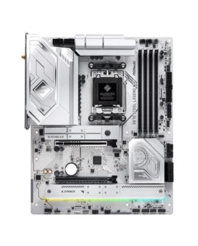 Asrock X870 STEEL LEGEND WIFI, AMD X870, AM5, ATX, 4 DDR5, HDMI, 2 USB4, Wi-Fi 7, 2.5G LAN, RGB, 3x M.2