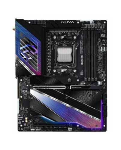 Asrock X870E NOVA WIFI, AMD X870E, AM5, ATX, 4 DDR5, HDMI, 2 USB4, Wi-Fi 7, 5G LAN, RGB, 5x M.2