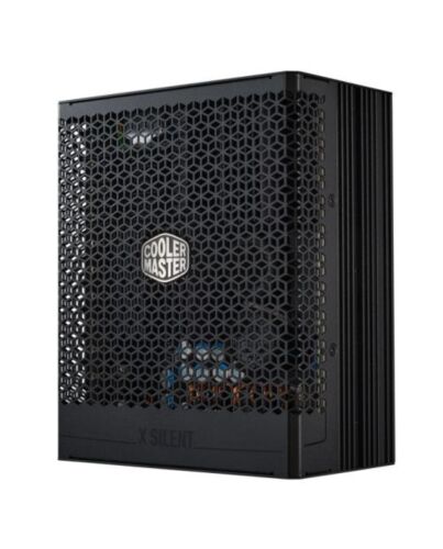Cooler Master 850W X Silent Edge Platinum ATX 3.1 Fanless PSU, Fully Modular, Digital Monitor, PCIe 5.1, 80+ Platinum