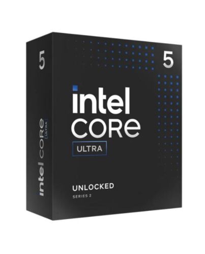 Intel Core Ultra 5 245K CPU, 1851, 5.2GHz Turbo, 14-Core, 125W (159W Turbo), 24MB Cache, Unlocked, Arrow Lake, NO HEATSINK/FAN