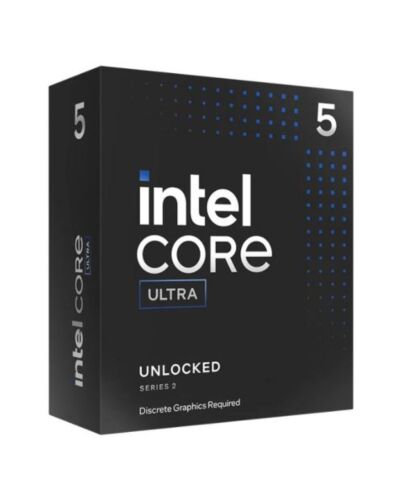 Intel Core Ultra 5 245KF CPU, 1851, 5.2GHz Turbo, 14-Core, 125W (159W Turbo), 24MB Cache, Unlocked, Arrow Lake, No Graphics, NO HEATSINK/FAN