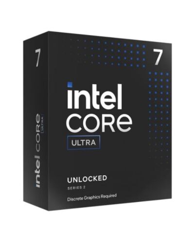 Intel Core Ultra 7 265KF CPU, 1851, 5.5GHz Turbo, 20-Core, 125W (250W Turbo), 30MB Cache, Unlocked, Arrow Lake, No Graphics, NO HEATSINK/FAN