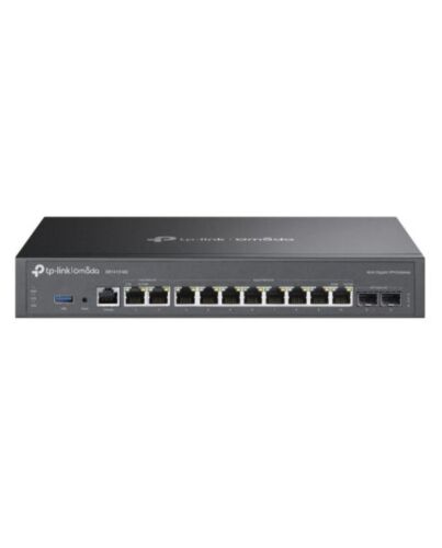 TP-LINK (ER7412-M2) Omada Multi-Gigabit VPN Router, Quad-Core CPU, 2x 2.5G WAN/LAN, 2x GB SFP, 8x GB RJ45, USB 3.0