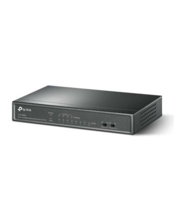 TP-LINK (TL-SF1008LP) 8-Port 10/100Mbps Unmanaged Desktop Switch, 4-Port PoE, Intelligent Power, Steel Case