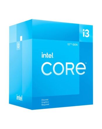Intel Core i3-12100F CPU, 1700, 3.3 GHz (4.3 Turbo), Quad Core, 58W, 12MB Cache, Alder Lake, No Graphics
