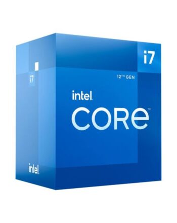 Intel Core i7-12700 CPU, 1700, 2.1 GHz (4.9 Turbo), 12-Core, 65W, 25MB Cache, Alder Lake