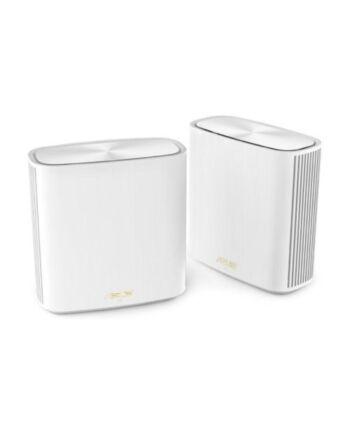 Asus (ZenWiFi XD6S) AX5400 Dual-Band Wi-Fi 6 Routers, 2 Pack, 1x GB LAN, GB WAN, AiMesh Tech, Tri-Core Processor, White