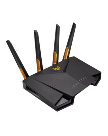 Asus (TUF-AX3000 V2) TUF Gaming AX3000 Dual Band Wi-Fi 6 Router, Mobile Game Mode, 3 Steps Port Forwarding, 2.5G LAN, AiMesh, AiProtection Pro