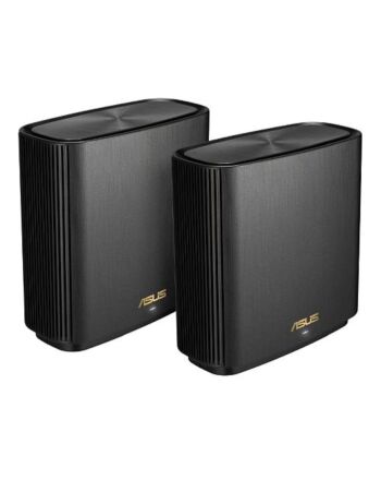 Asus (ZenWiFi XT9) AX7800 Tri-Band Wi-Fi 6 Mesh System, 2 Pack, 160MHz Bandwidth, 2.5G WAN, USB, Parental Controls, Black