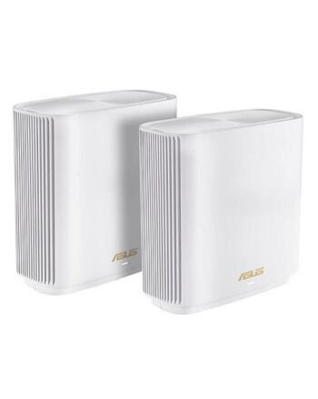 Asus (ZenWiFi XT9) AX7800 Tri-Band Wi-Fi 6 Mesh System, 2 Pack, 160MHz Bandwidth, 2.5G WAN, USB, Parental Controls, White