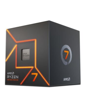 AMD Ryzen 7 7700 CPU w/ Wraith Prism RGB Cooler, AM5, 3.8GHz (5.3 Turbo), 8-Core, 65W, 40MB Cache, 5nm, 7th Gen, Radeon Graphics