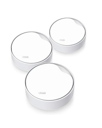 TP-LINK (DECO X50-POE) AX3000 Dual Band Wireless Mesh Wi-Fi 6 System with PoE, 3 Pack, 2.5G LAN, OFDMA & MU-MIMO, TP-Link HomeShield