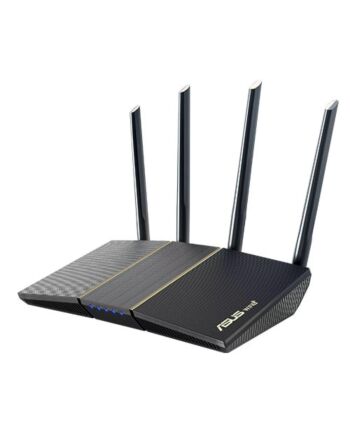 Asus (RT-AX57) AX3000 Dual Band Wi-Fi 6 Extendable Router, Free Network Security, Built-in VPN, Gaming & Streaming, AiMesh