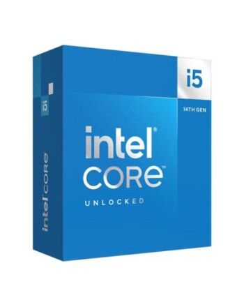 Intel Core i5-14600K, CPU, 1700, 3.5 GHz (5.3 Turbo), 14-Core, 125W (181W Turbo), 10nm, 24MB Cache, Unlocked, Raptor Lake Refresh, NO HEATSINK/FAN