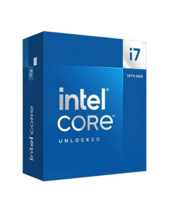 Intel Core i7-14700K CPU, 1700, 3.4 GHz (5.6 Turbo), 20-Core, 125W (253W Turbo), 10nm, 33MB Cache, Unlocked, Raptor Lake Refresh, NO HEATSINK/FAN