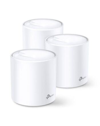 TP-LINK (DECO X60) AX5400 Whole Home Mesh Wi-Fi 6 System, 3 Pack, OFDMA & MU-MIMO, WPA3 Encryption & TP-Link HomeShield