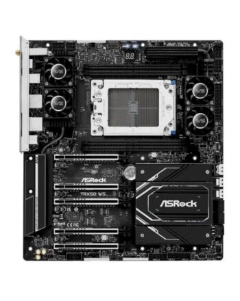 Asrock TRX50 WS, Workstation, AMD TRX50, sTR5, EATX, 4 DDR5 ECC, Wi-Fi 6E, 10G & 2.5G LAN, SlimSAS, MCIO,  PCIe5, 2x M.2