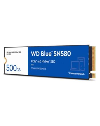 WD 500GB Blue SN580 M.2 NVMe Gen4 SSD, M.2 2280, PCIe4, TLC NAND, R/W 4000/3600 MB/s, 450K/750K IOPS