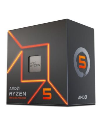 AMD Ryzen 5 7600 CPU w/ Wraith Stealth Cooler, AM5, 3.8GHz (5.1 Turbo), 6-Core, 65W, 38MB Cache, 5nm, 7th Gen, Radeon Graphics