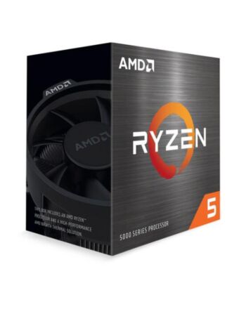 AMD Ryzen 5 5600 CPU with Wraith Stealth Cooler, AM4, 3.5GHz (4.4 Turbo), 6-Core, 65W, 35MB Cache, 7nm, 5th Gen, No Graphics