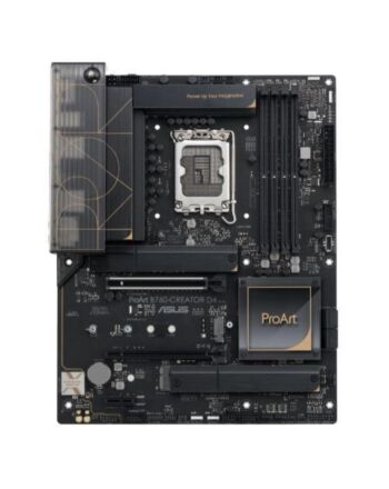 Asus PROART B760-CREATOR D4, Intel B760, 1700, ATX, 4 DDR4, HDMI, DP, 2.5G LAN, PCIe5, 3x M.2, Creator Hub