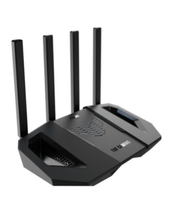 Asus (TUF-BE3600) TUF Gaming BE3600 Dual Band Wi-Fi 7 Gaming Router, 2.5G WAN, 4x GB LAN, 4K-QAM Modulation, AiMesh