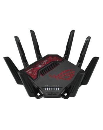 Asus (ROG Rapture GT-BE19000) BE19000 Tri-Band Wi-Fi 7 Gaming Router, 2x 10G Ports, 2.5G WAN, Game Acceleration, AiMesh, RGB Lighting