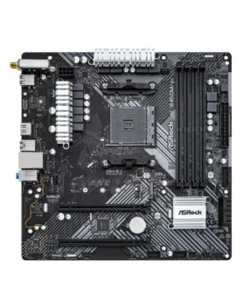 Asrock B450M/AC R2.0, AMD B450, AM4, Micro ATX, 4 DDR4, HDMI, GB LAN, AC Wi-Fi, 1x M.2