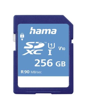 Hama 256GB SDXC Card, UHS-I Class 10, 90MB/s