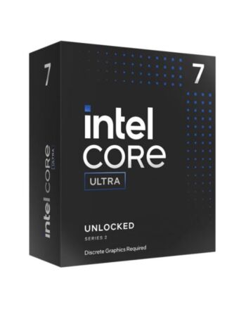 Intel Core Ultra 7 265KF CPU, 1851, 5.5GHz Turbo, 20-Core, 125W (250W Turbo), 30MB Cache, Unlocked, Arrow Lake, No Graphics, NO HEATSINK/FAN