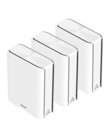 Asus (ZenWiFi BQ16) BE25000 Quad Band Wi-Fi 7 Mesh Routers, 3 Pack, Up to 8,000 sq.ft, 2x 10G Ports, USB, VPN, multi-SSID