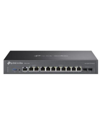 TP-LINK (ER7412-M2) Omada Multi-Gigabit VPN Router, Quad-Core CPU, 2x 2.5G WAN/LAN, 2x GB SFP, 8x GB RJ45, USB 3.0