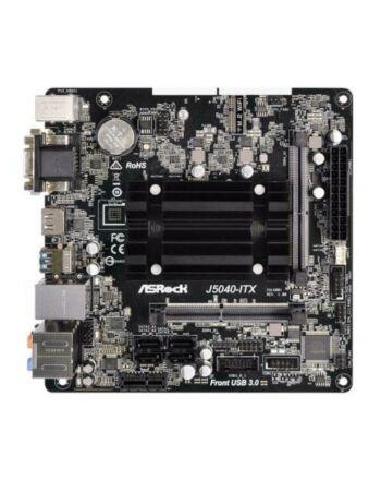 Asrock J5040-ITX, Integrated Intel Quad-Core J5040, Mini ITX, DDR4 SODIMM, VGA, DVI, HDMI
