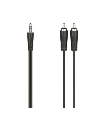 Hama 3.5mm Jack Plug to 2x RCA Plugs Converter Cable, Stereo, 1.5m