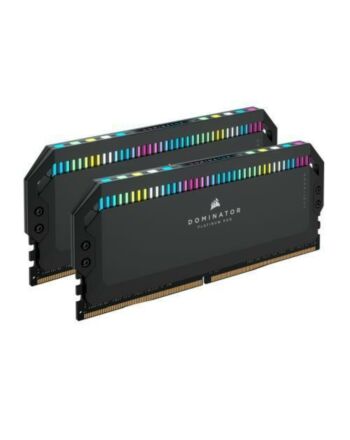 Corsair Dominator Platinum RGB 64GB Kit (2 x 32GB), DDR5, 5200MHz (PC5-41600), CL40, 1.25V, XMP 3.0, PMIC, DIMM Memory