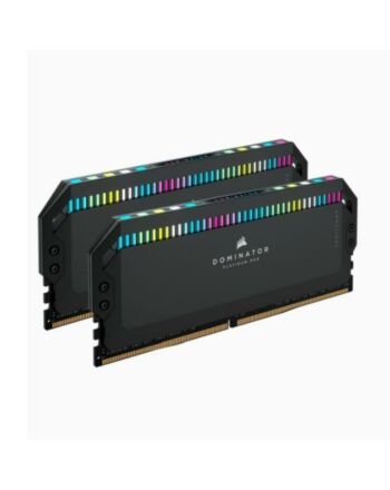 Corsair Dominator Platinum RGB 64GB Kit (2 x 32GB), DDR5, 5600MHz (PC5-44800), CL40, 1.25V, XMP 3.0, PMIC, DIMM Memory, Black