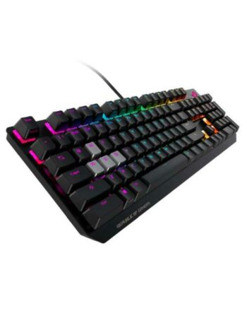 Asus ROG Strix SCOPE Mechanical RGB Gaming Keyboard, Cherry MX Red, Stealth Key, Aluminium Frame, Aura Sync