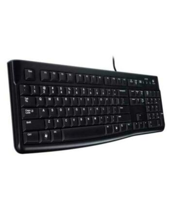 Logitech K120 Wired Keyboard, USB, Low Profile, Quiet Keys, OEM 