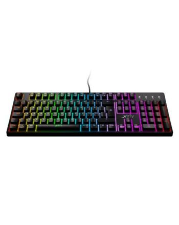 Xtrfy K4 RGB Mechanical Gaming Keyboard, Full N-key Rollover, 1000Hz, Adjustable RGB, Black