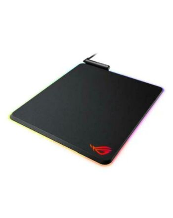 Asus ROG Balteus RGB Gaming Mouse Pad, Customisable Lighting, Non-slip, USB Passthrough, 370 x 320 x 7.9 mm