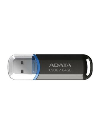 ADATA 64GB USB 2.0 Memory Pen, C906, Compact, Black & Blue