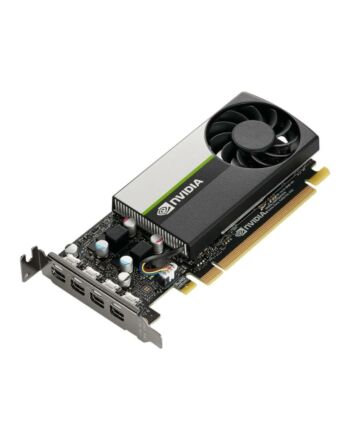 PNY T1000 Professional Graphics Card, 8GB DDR6, 896 Cores, 4 miniDP 1.4 (4 x DP adapters), Low Profile (Bracket Included), Retail