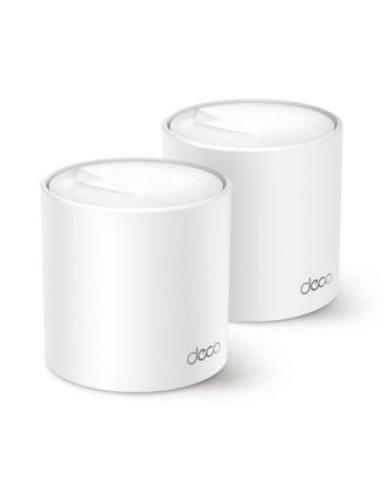 TP-LINK (DECO X50) AX3000 Dual Band Wireless Whole Home Mesh Wi-Fi 6 System, 2 Pack, 3x LAN, OFDMA & MU-MIMO, TP-Link HomeShield