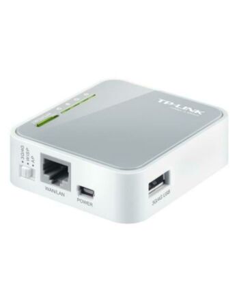 TP-LINK (TL-MR3020) 300Mbps Travel-size Wireless 3G/4G Router, USB, LAN