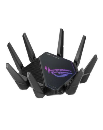 ASUS (GT-AX11000 PRO) ROG Rapture AX11000 Wireless Tri-Band Wi-Fi 6 Gaming Router, 10G LAN, 2.5G WAN, AiMesh, RangeBoost Plus, RGB